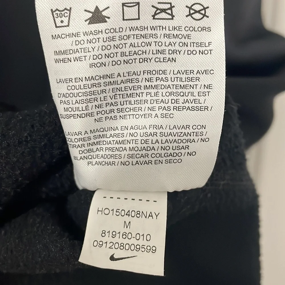 Nike Thermal Fit Pullover Hoodie with Peach Gray Black Check Excellent Condition - Picture 7 of 9